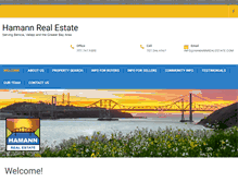 Tablet Screenshot of hamannrealestate.com